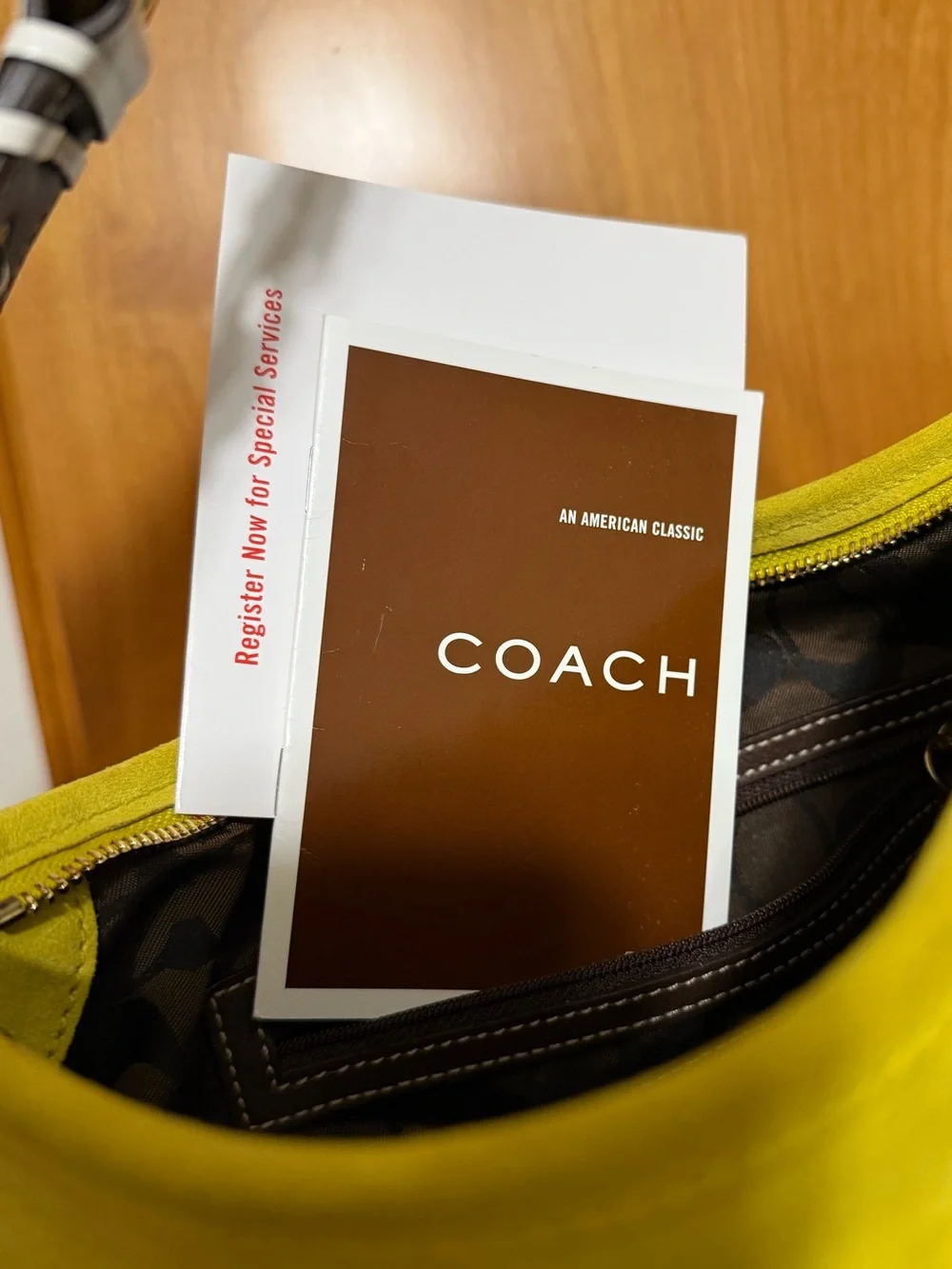 Vintage coach suede soho hobo